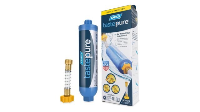 Camco TastePURE RV water filter review